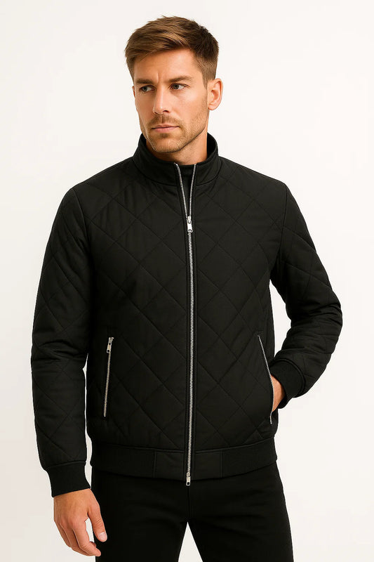 Men's Jacket Insulated Warm Fabric Classic Versatile Design