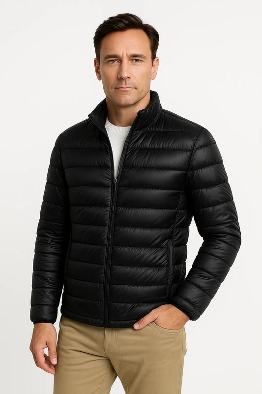 Men's Winter Jacket Insulated Puffer Bomber Style