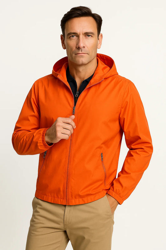 Men's Lightweight Waterproof Jacket Breathable Versatile Design
