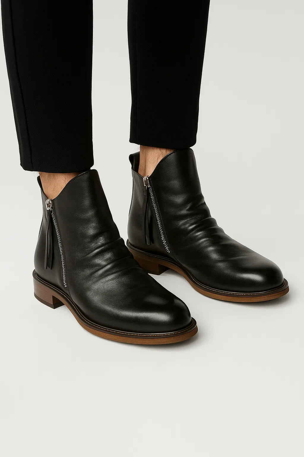 Men's Chelsea Boots Genuine Leather Classic Design All-Day Comfort