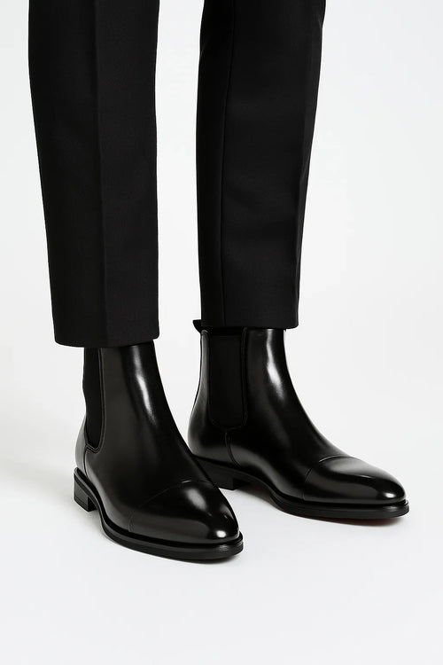 Men's Chelsea Boots Premium Leather Comfortable Everyday Wear