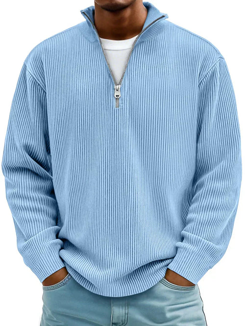 Arno Ribbed Half-Zip