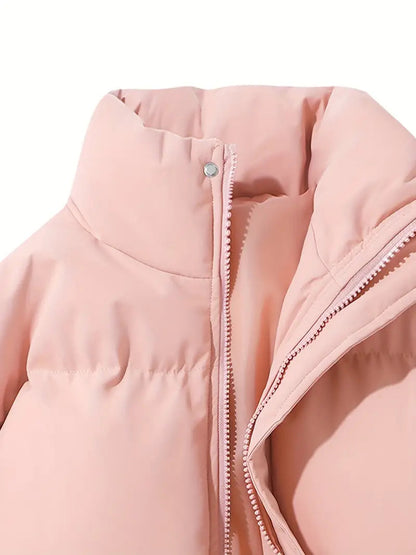 Women's Hooded Jacket Grey Polyester Warming Classic Design Water Repellent Comfortable Stylish