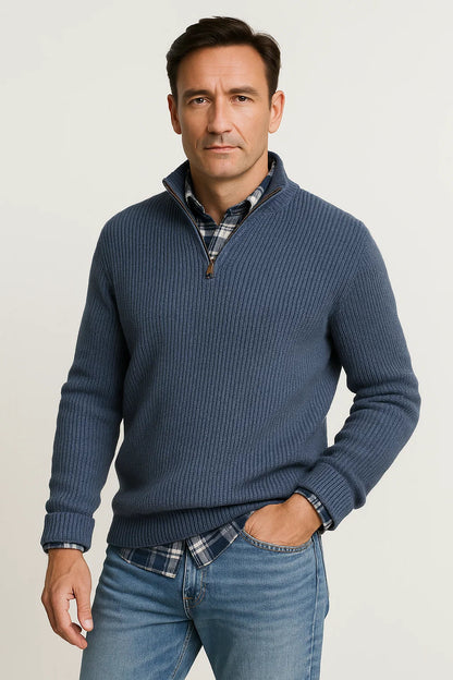 Men's Cashmere Sweater 100% Cashmere Long Sleeve