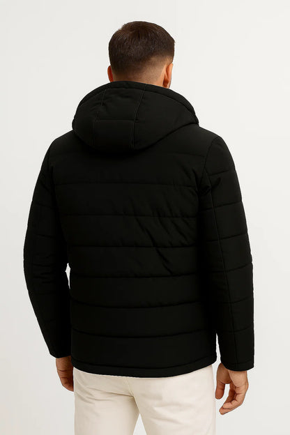 Men's Fleece Jacket Black Thick Windproof Casual 5XL Winter Outdoor