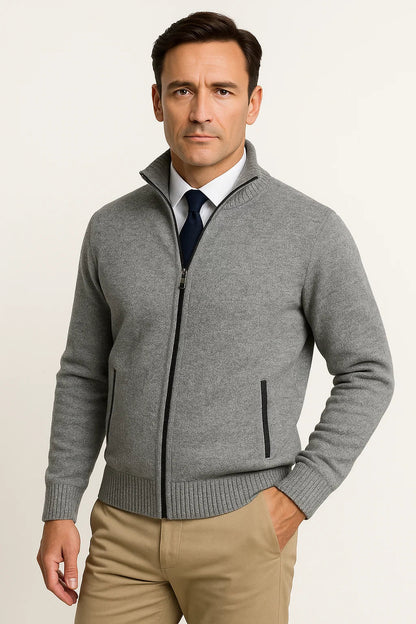 Men's Fleece Vest Black Zippered Comfortable Layered Piece