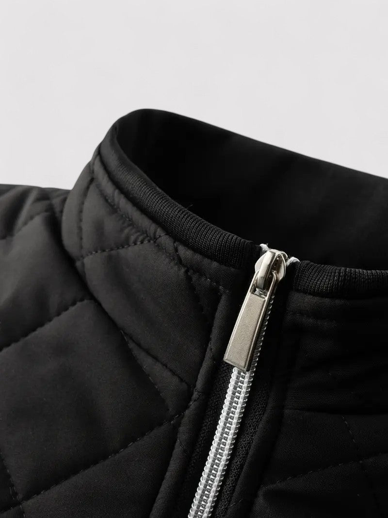 Men's Jacket Insulated Warm Fabric Classic Versatile Design