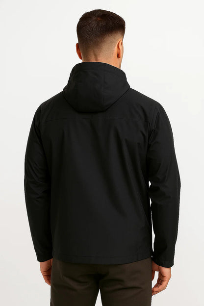 Men's Waterproof Jacket Lightweight Breathable with Adjustable Hood