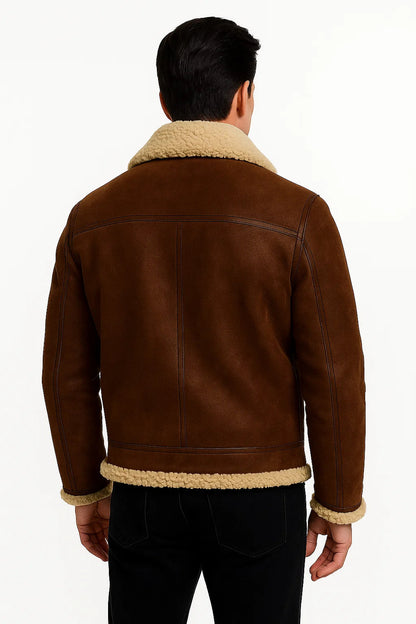Men's Leather Jacket Lambskin Tailored Fit Warm Stylish Outerwear