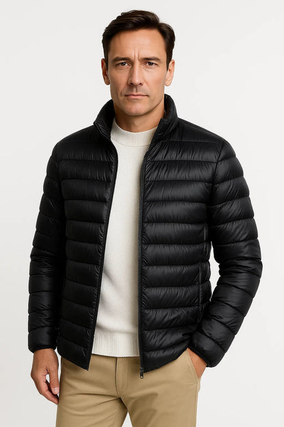Men's Winter Jacket Insulated Puffer Bomber Style