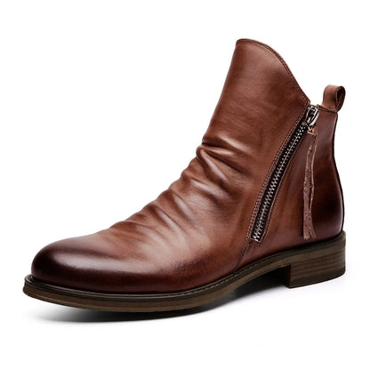 Men's Chelsea Boots Genuine Leather Classic Design All-Day Comfort