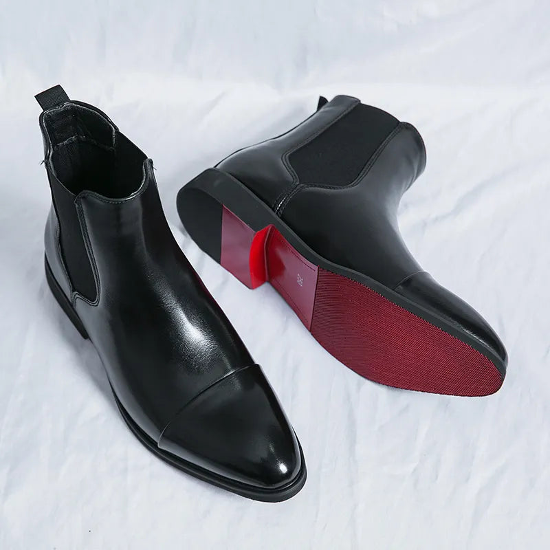 Men's Chelsea Boots Premium Leather Comfortable Everyday Wear