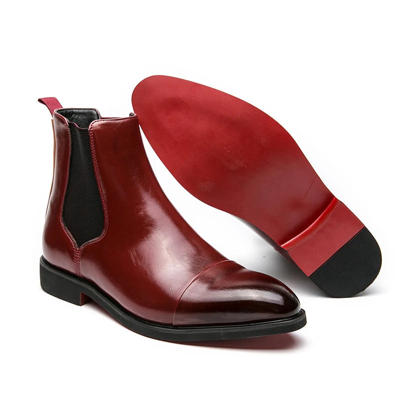 Men's Chelsea Boots Premium Leather Comfortable Everyday Wear