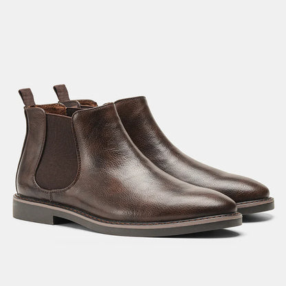Men's Chelsea Boots Synthetic Leather Retro Slip-On Comfortable Fashion