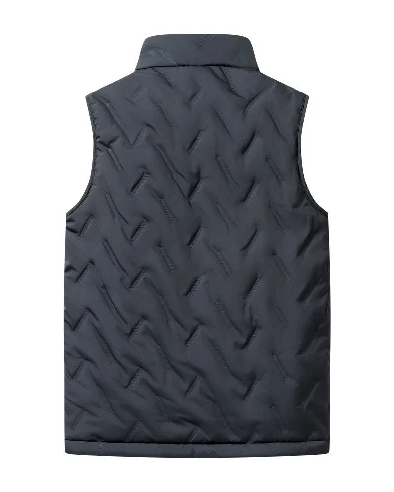 Men's Down Vest Cotton Fleece Warm Plus Size 5XL Casual Jacket