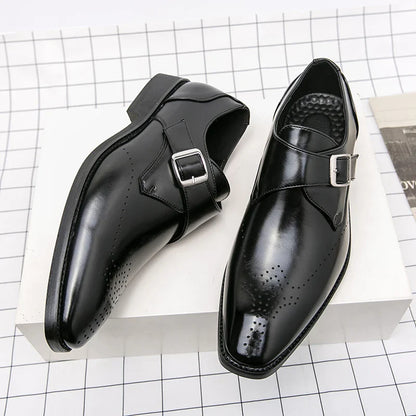 Men's Loafers Leather Casual High-Quality Italian Dress Shoes for Weddings and Parties