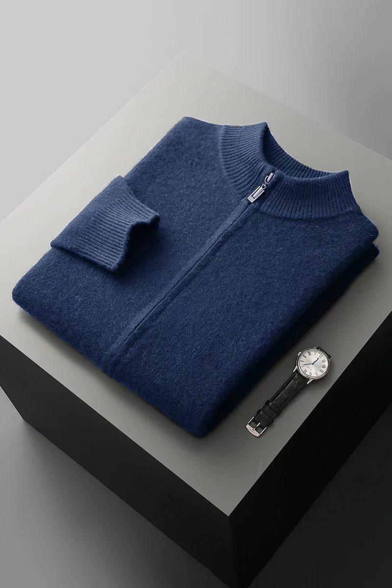 Arden Mock-Zip Cardigan