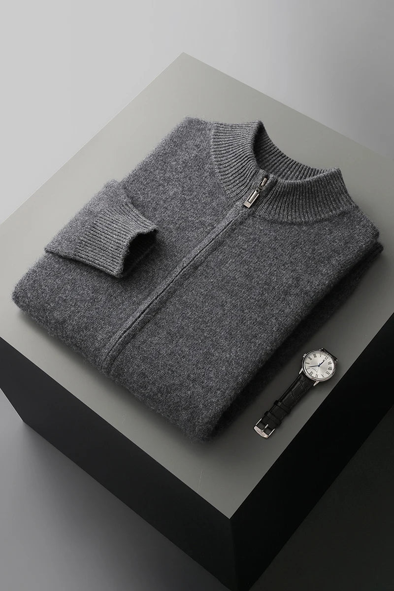 Arden Mock-Zip Cardigan