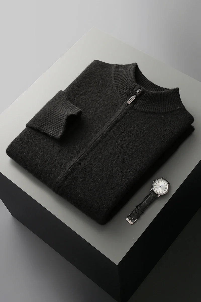Arden Mock-Zip Cardigan