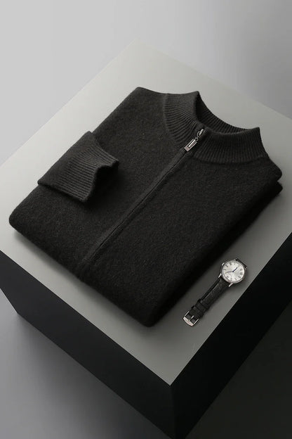 Arden Mock-Zip Cardigan