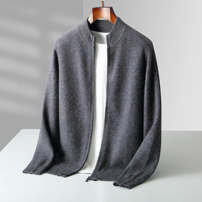 Arden Mock-Zip Cardigan