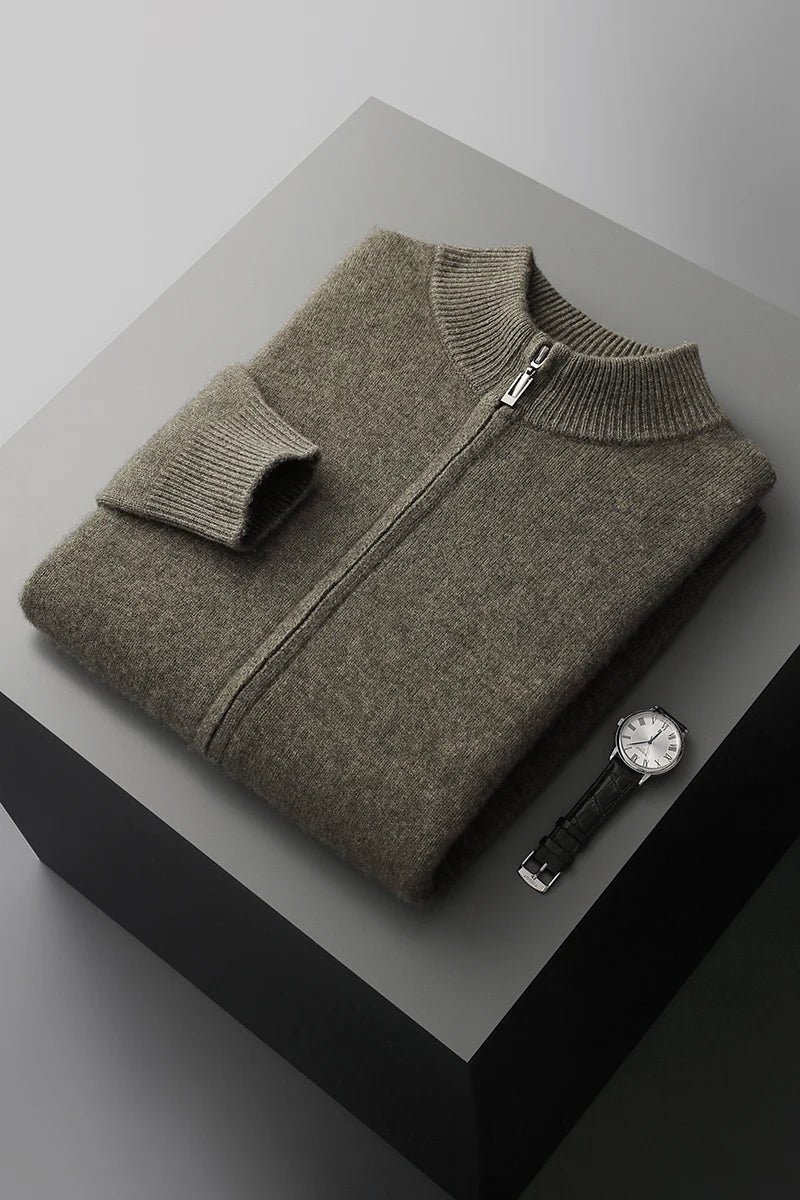 Arden Mock-Zip Cardigan