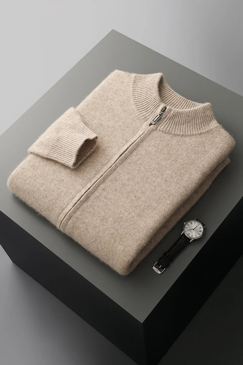 Arden Mock-Zip Cardigan
