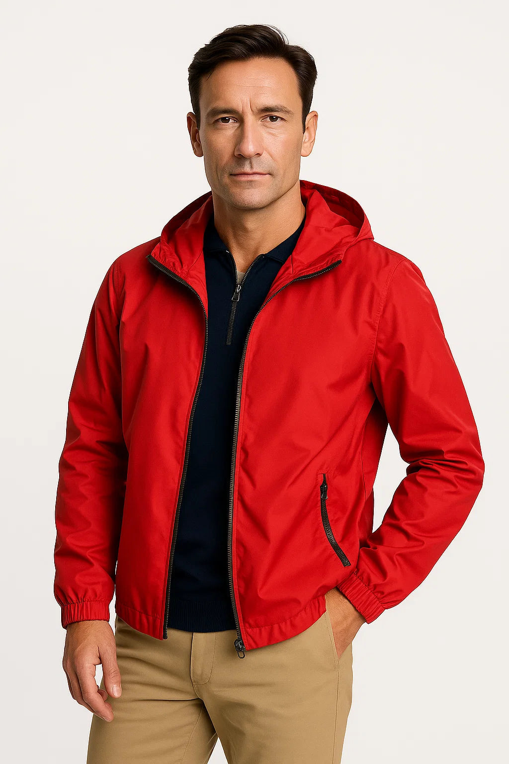 Men's Lightweight Waterproof Jacket Breathable Versatile Design