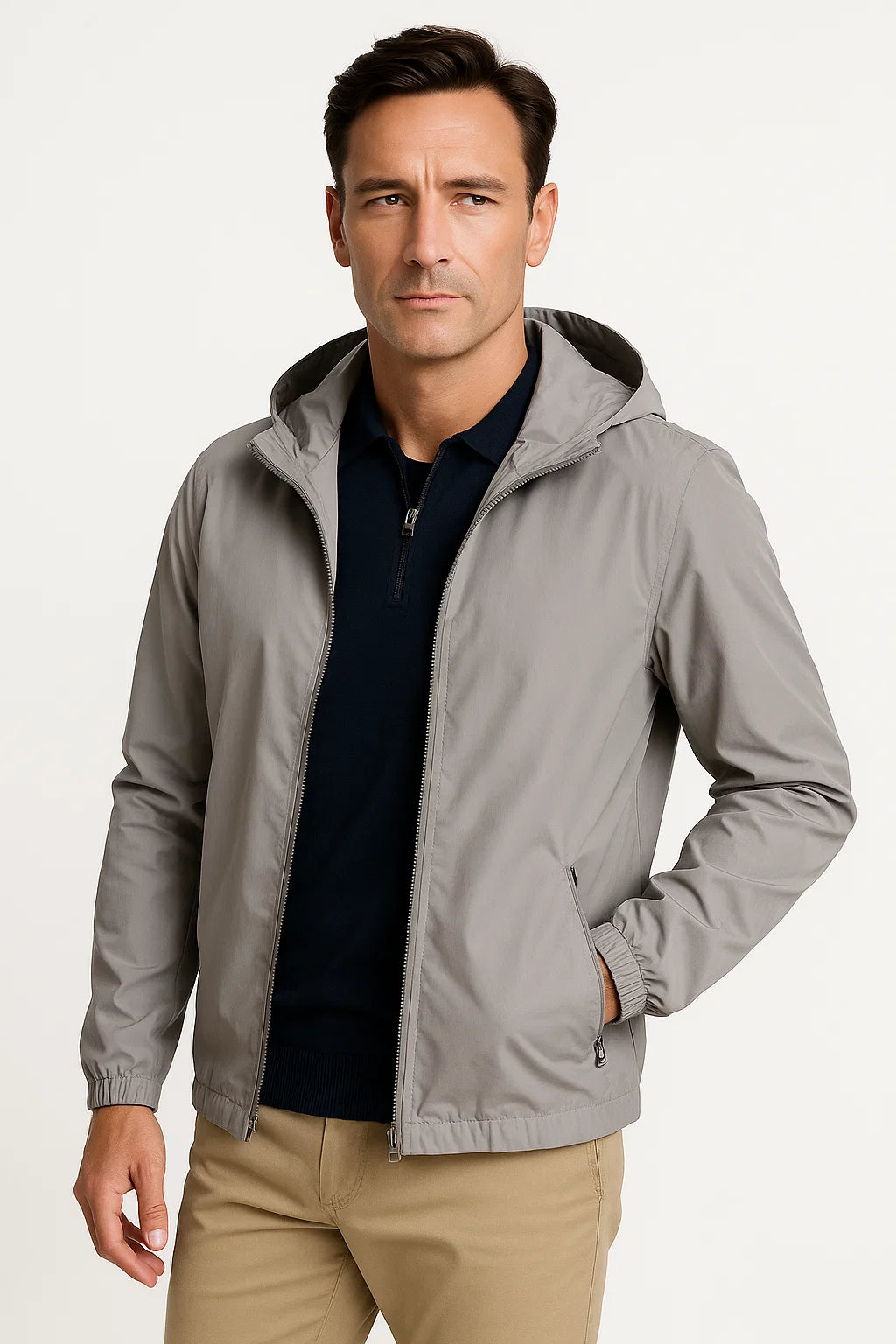Men's Lightweight Waterproof Jacket Breathable Versatile Design