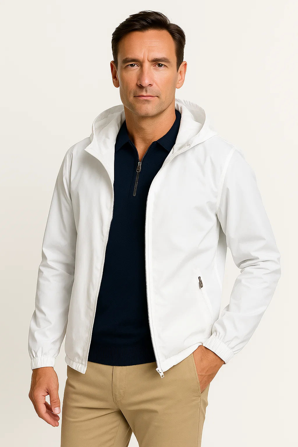 Men's Lightweight Waterproof Jacket Breathable Versatile Design