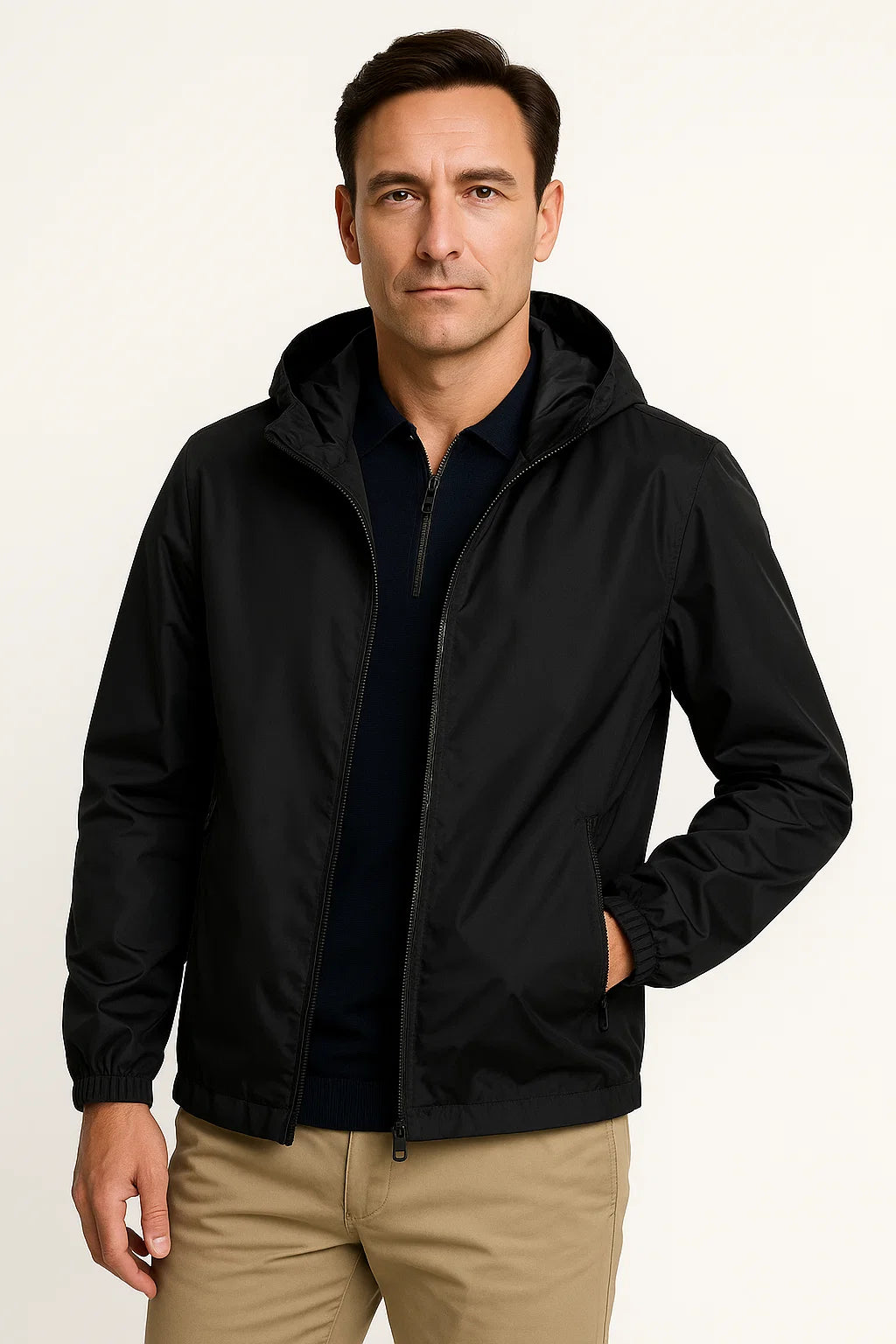 Men's Lightweight Waterproof Jacket Breathable Versatile Design
