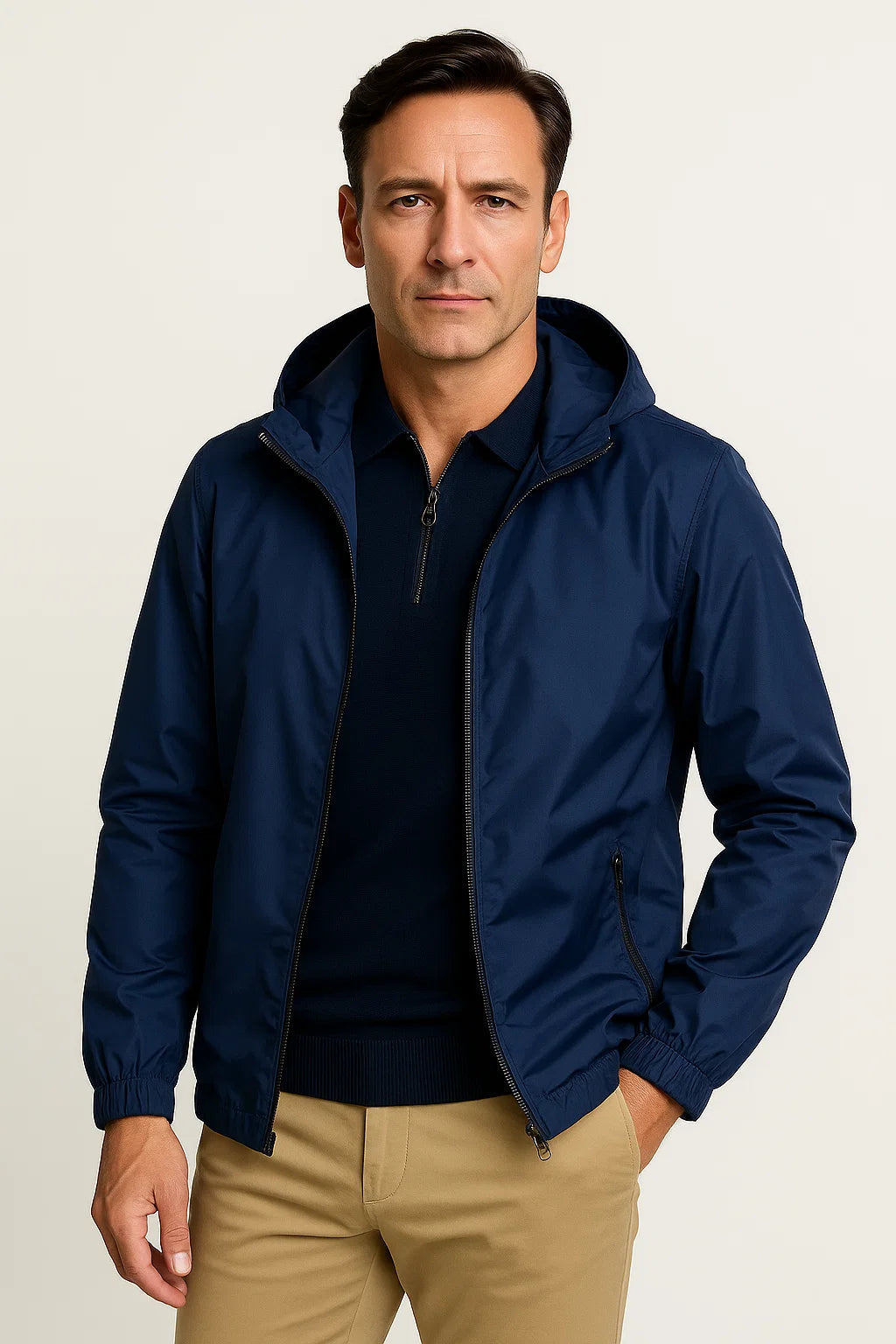 Men's Lightweight Waterproof Jacket Breathable Versatile Design