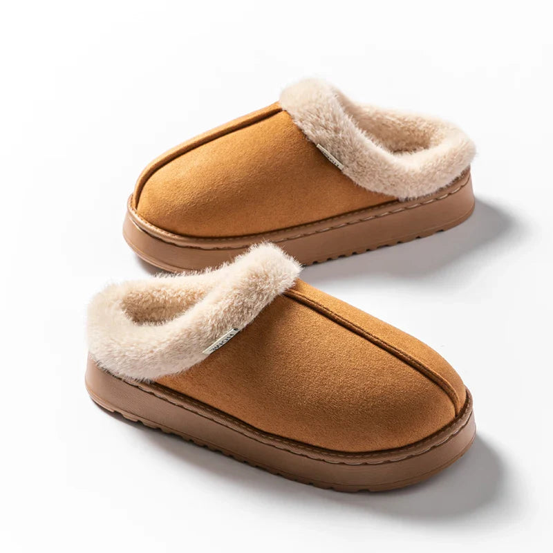 Women's Slippers Fluffy EVA Thick Sole Indoor Anti-Slip Warm Comfort