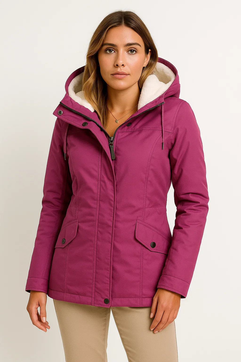 Women's Autumn Jacket Black Wind and Waterproof High Quality Casual Design