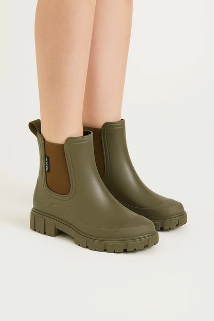 Women's Waterproof Rubber Boots Modern Design Anti-Slip Sole Outdoor Rainboots