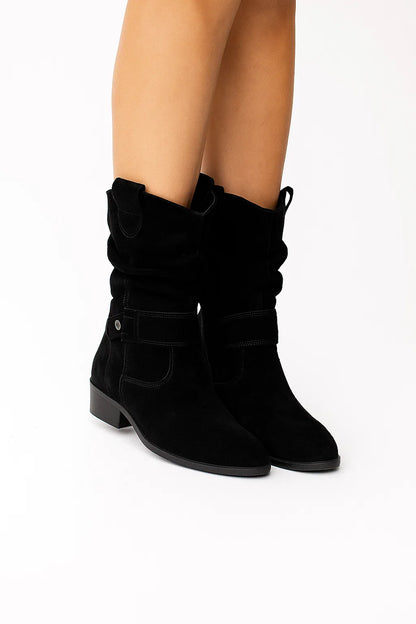 Women's Ankle Boots Leather Beige Comfortable Stylish Fashion Boots