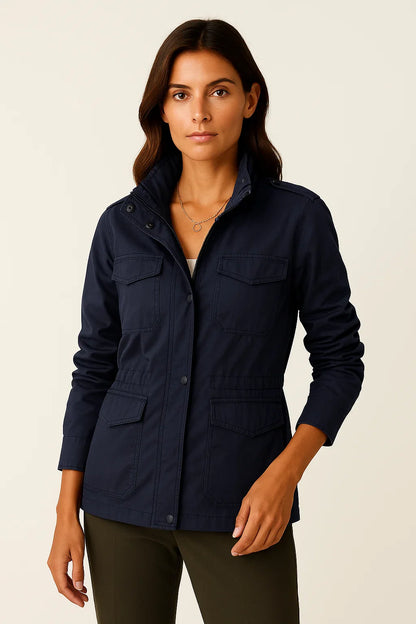 Jacket Women's Polyester Elegant Casual Design With Practical Pockets