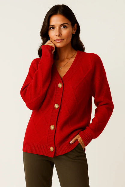 Women's Long Cardigan Soft Silk-Feel Elegant Knit Lightweight