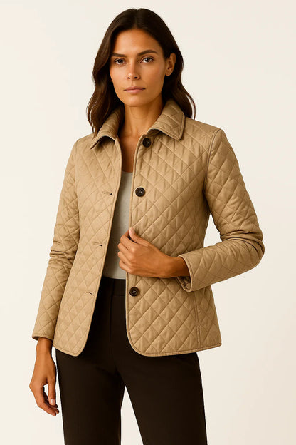 Women's Puffer Jacket Lightweight Quilted for Winter Comfort