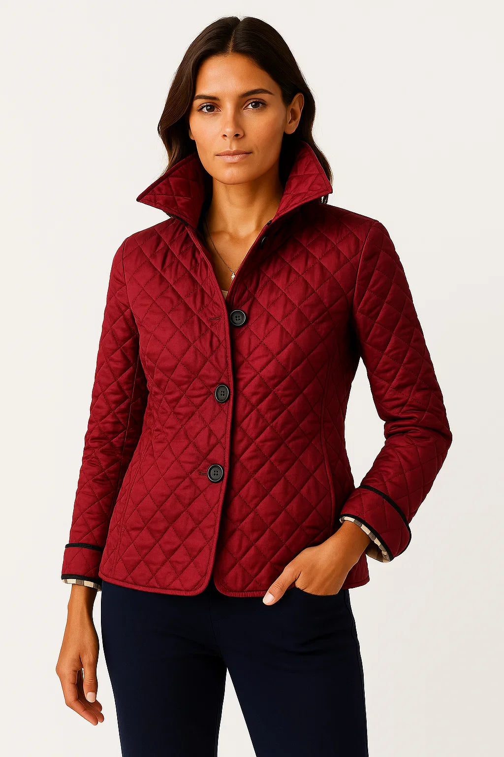 Women's Puffer Jacket Lightweight Quilted for Winter Comfort