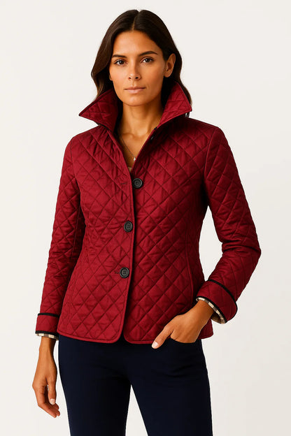 Women's Puffer Jacket Lightweight Quilted for Winter Comfort