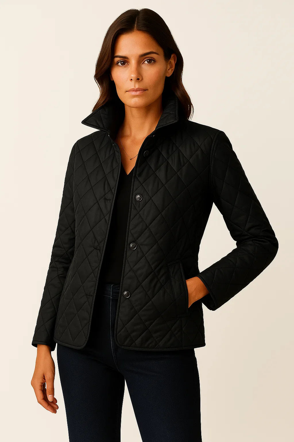 Women's Puffer Jacket Lightweight Quilted for Winter Comfort