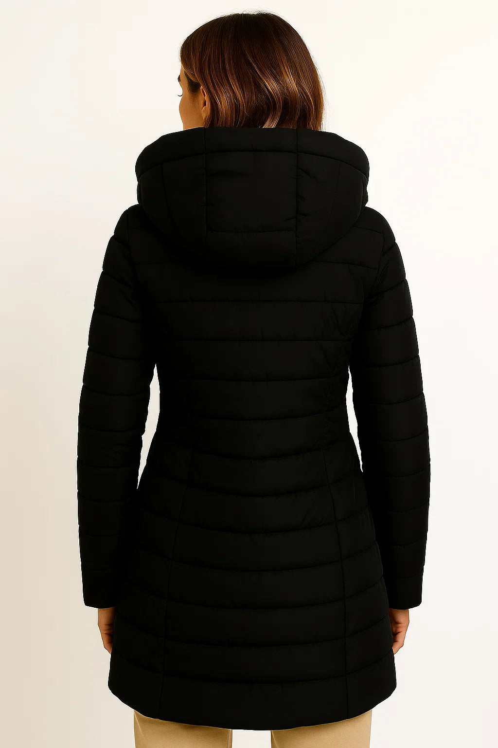 Women's Autumn Jacket Beige Lightweight Material Relaxed Fit
