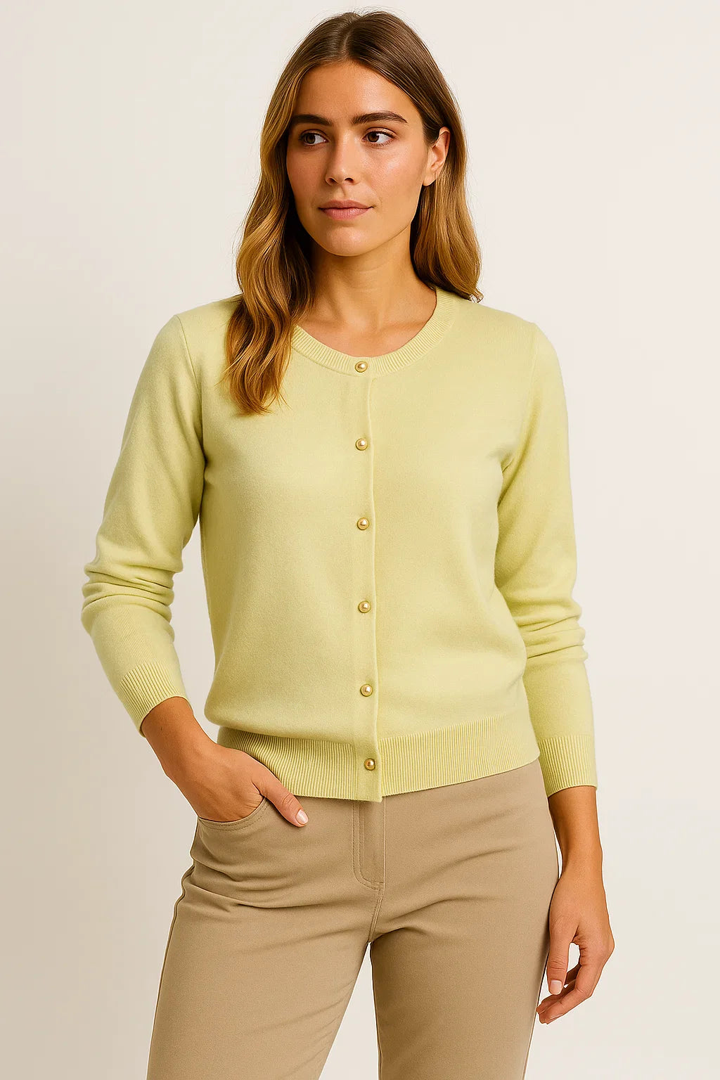 Women's Cardigan Long Sleeve Soft Knit Loose Fit