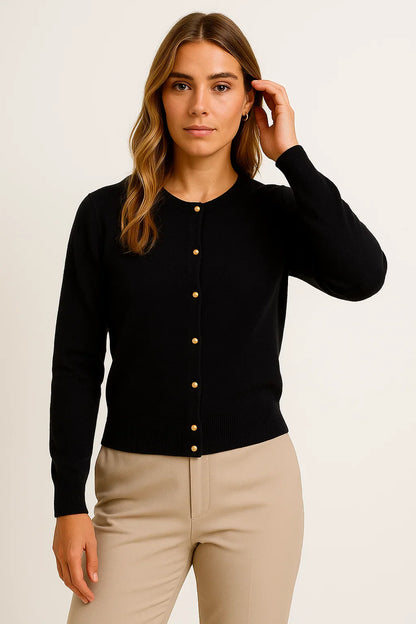 Women's Cardigan Long Sleeve Soft Knit Loose Fit