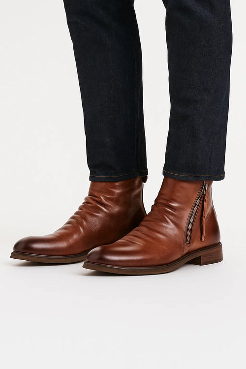 Men's Chelsea Boots Genuine Leather Classic Design All-Day Comfort