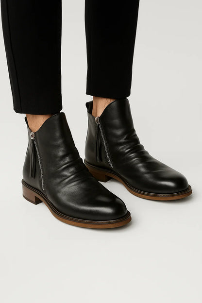 Men's Chelsea Boots Genuine Leather Classic Design All-Day Comfort