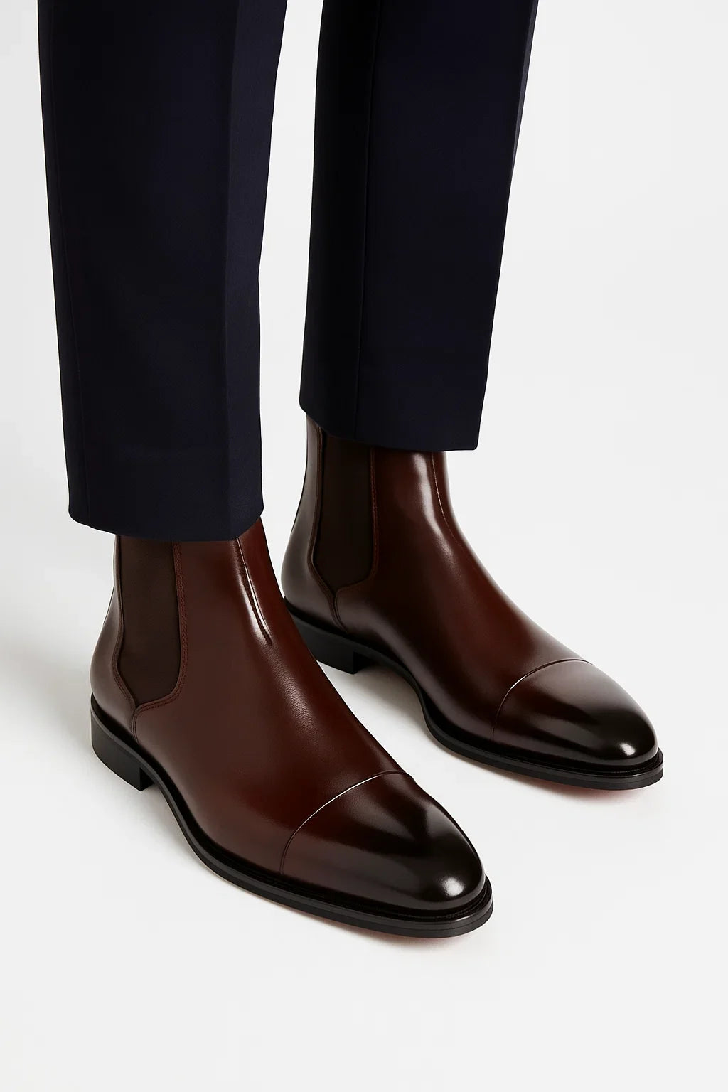 Men's Chelsea Boots Premium Leather Comfortable Everyday Wear