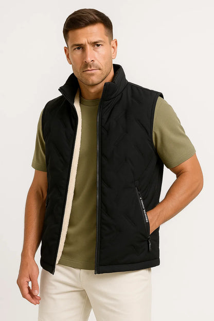 Men's Down Vest Cotton Fleece Warm Plus Size 5XL Casual Jacket