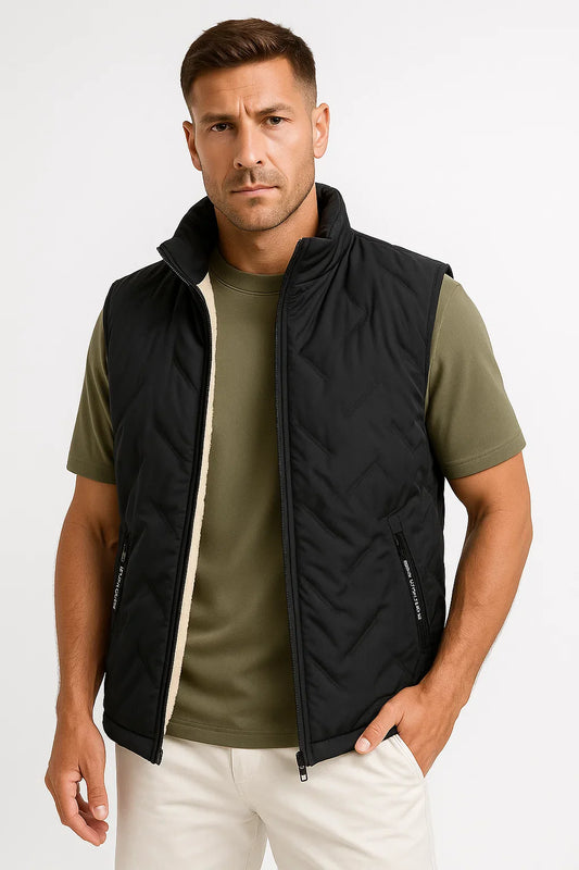 Men's Down Vest Cotton Fleece Warm Plus Size 5XL Casual Jacket